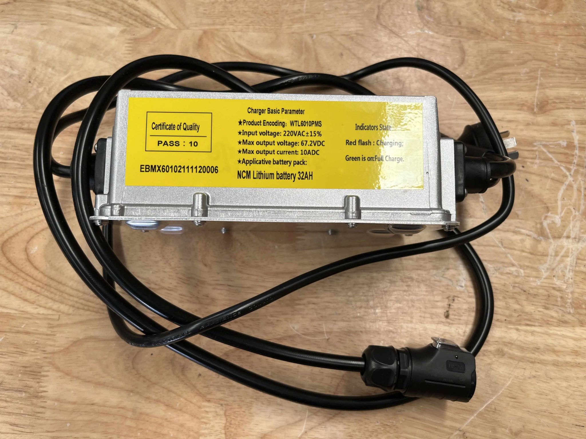 OEM 60v SurRon battery charger