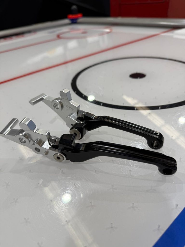 Ultra Bee brake levers and OEM handbrake assembly
