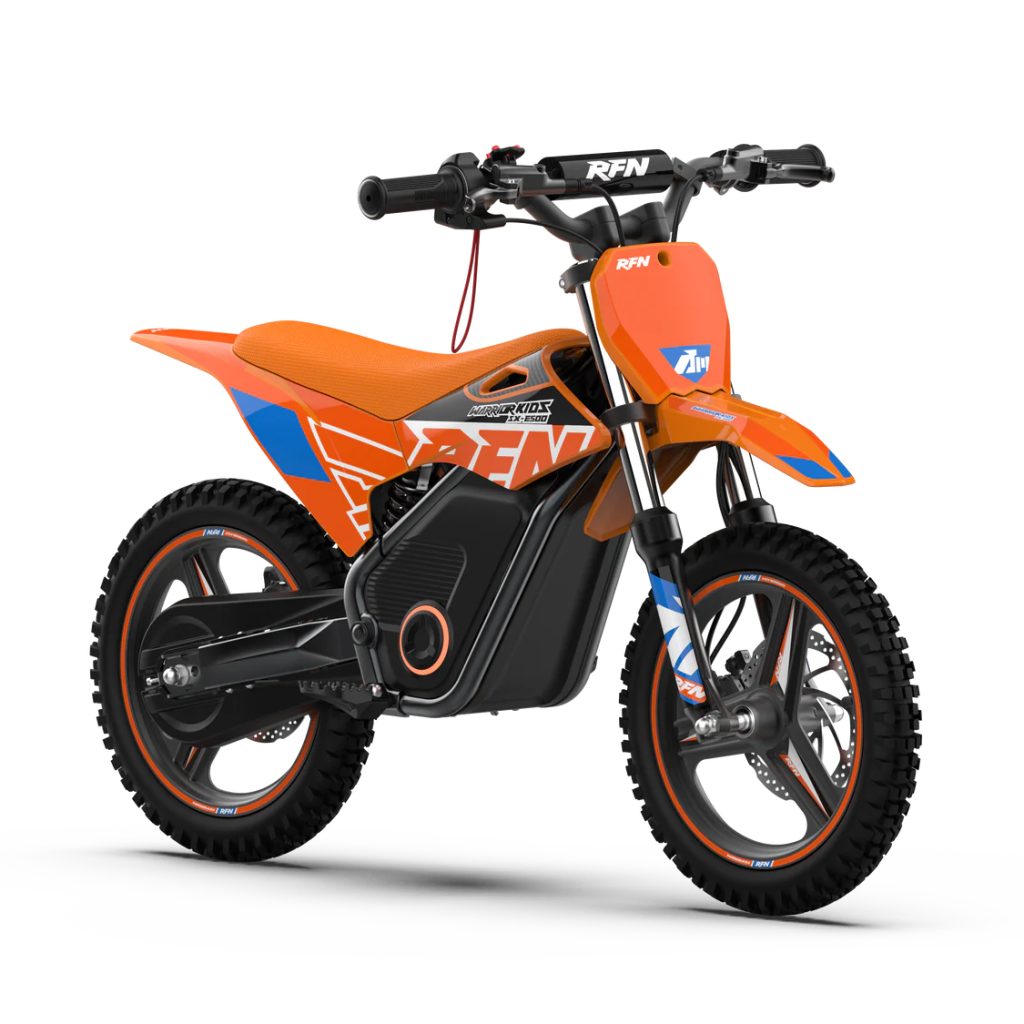 Kids riding under electric dirt bike Australia rules on private property